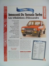 CARTE FICHE AUTO INNOCENTI DE