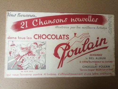 Buvard ancien publicitaire - buvard,