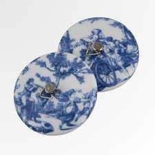 2 bouchons en porcelaine