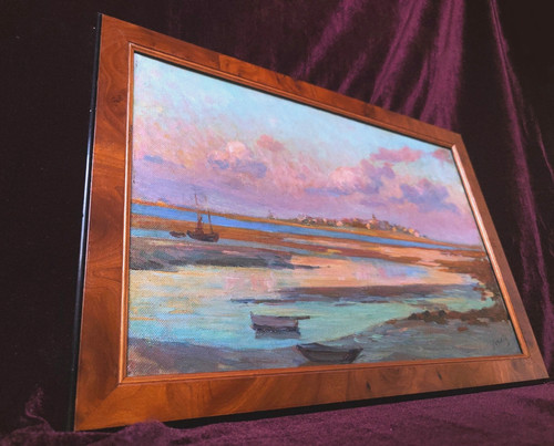Tableau ancien peinture huile - peinture,