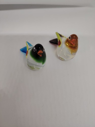 Figurines oiseaux verre - figurines,