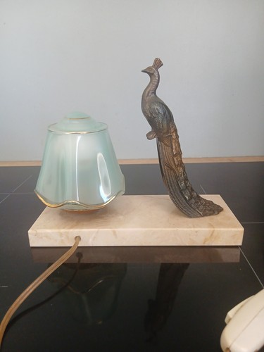 Ancienne lampe chevet art - chevet,