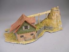 LQ1548 FALLER 225 Train Ho 1/87 Maquette montée Moulin à eau avec roue à aubes