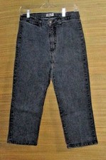 OBER Original Jeans Straight Leg High Waist EUR 38 Button Fly Made in France
