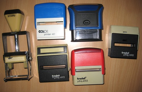 Lot tampons encreurs - tampons,