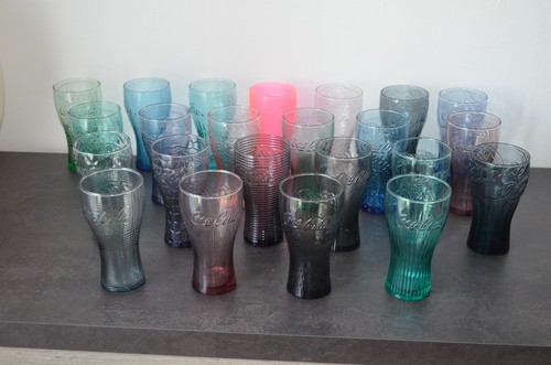 Rare lot verres - ,