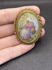 Ancienne Broche En Métal