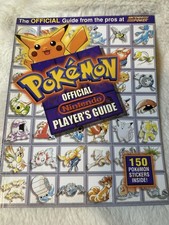 Pokemon Red Blue Official Nintendo Power Player's Guide avec stickers B15