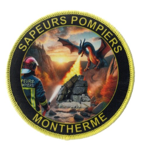 Ecussons pompiers montherme - ecussons,
