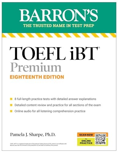 Toefl ibt premium with - ibt, 8