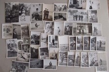 Lot 44 photos men groups Graçons circa 1950