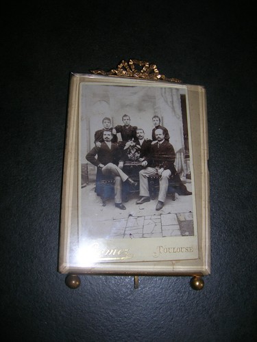 Ancien cadre porte photo cdv - ancien,