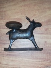Bougeoir gazelle fer Vintage