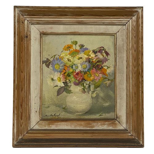 Ancien tableau huile - ancien, sur