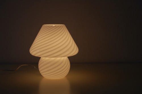 Shaded bedroom table - , lamp
