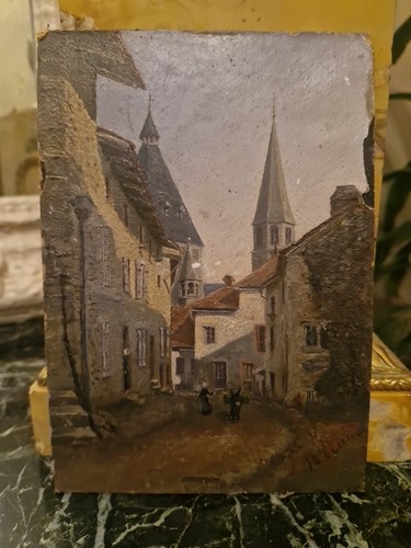 Peinture ancienne huile sur - peinture,