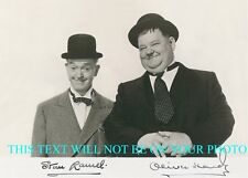STAN LAUREL AND OLIVER HARDY SIGNED AUTOGRAPH 8X10 RPT PHOTO CLASSIC COMEDY