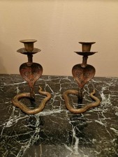 Ancienne Paire De Bougeoir En