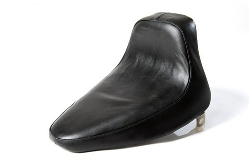 Softail selle cuir noire à - selle, en