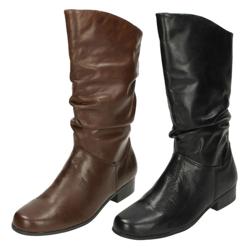 Bottes cuir pour femmes - cuir,
