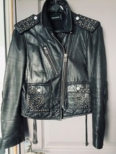Blouson cuir noir Zadig et Voltaire T. S