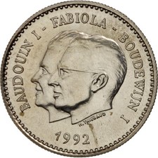 France, Medal, Baudouin I