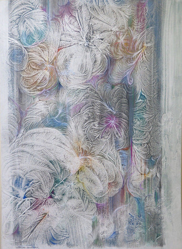 Tableau abstrait moderne - abstrait,