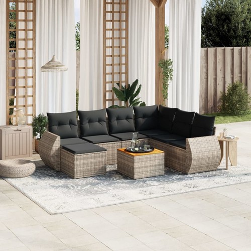 Salon jardin avec - jardin, coussins