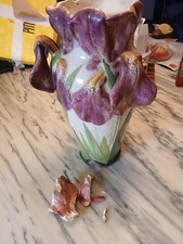 Delphin Massier Barbotine Art Nouveau En L'état