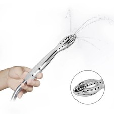 Men Shower Enema System Vaginal Anal Cleaner Tube Wash Metal Colon Douche Nozzle