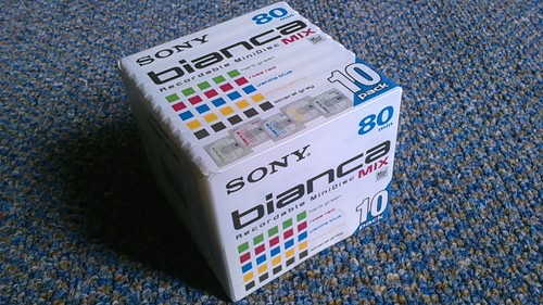 Minidisc sony bianca - sony,