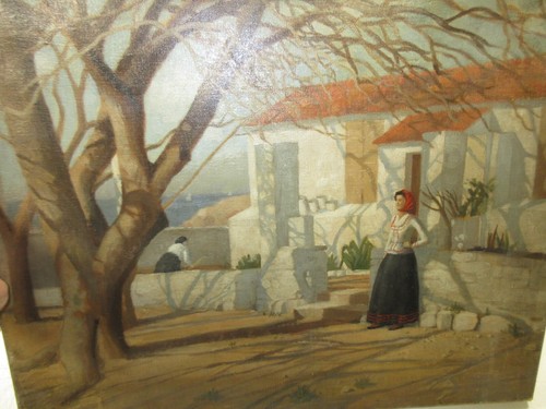 Huile sur toile 55 - toile, 46