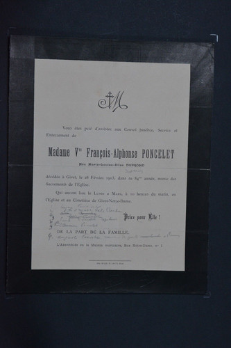 Poncelet née marie louise - poncelet,