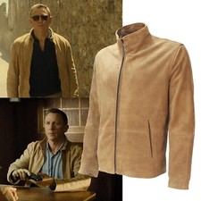 Men's Daniel Craig Spectre Suede Jacket Morocco Blouson James Bond Specter 007