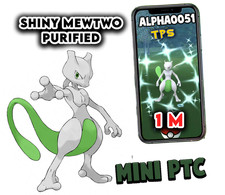 Pokemon Shiny Mewtwo Purified Mini P T C 1M Dust