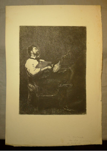 François bonvin eau forte - françois, bonvin,
