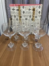 6 verres à eau (numéro 2) en