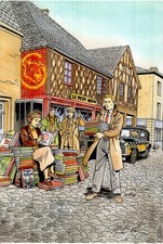 EX-LIBRIS BLAKE ET MORTIMER & LEFRANC NUMEROTE & SIGNE PAR ALVES NEUF