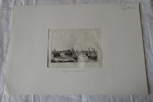 Ancienne gravure regionalisme - ancienne,