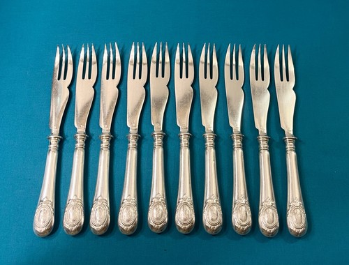 Christofle melon fruit fork - 1,