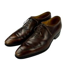 J.M. Weston Derby Dark Brown Boxcalf Dress Shoes Size 8 E / US 9 /