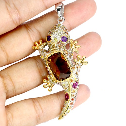 Pendentif gecko argent - pendentif, 925