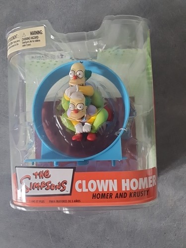 Clown homer simpsons figurine - clown,