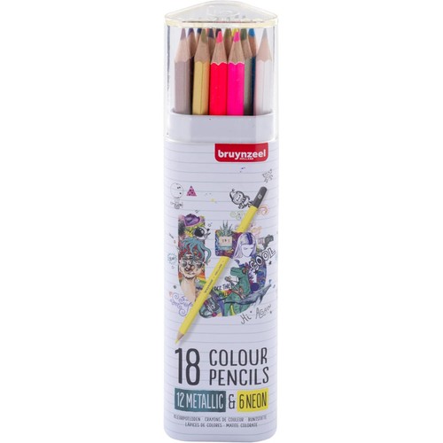 étui métal crayons de - 18,