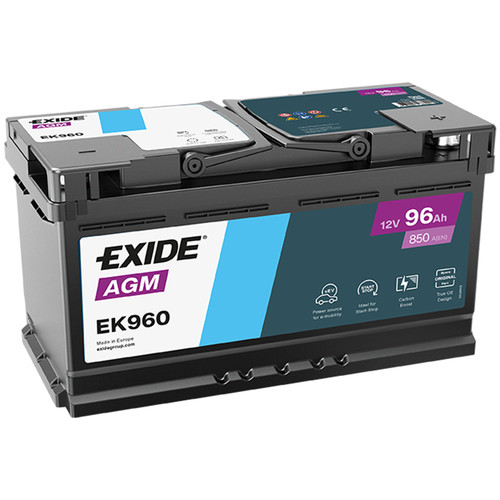 Batterie exide ek960 agm - batterie,