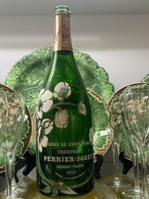 PERRIER-JOUET CHAMPAGNE FLUTES BELLE EPOQUE FLORAL STEMWARE 17