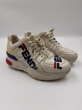 FENDI × FILA Sneakers Logo Size 38 EU White