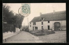 Old postcard Limeil-Brévannes, Place de la Fontaine 1904 