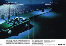1995 ADVERTISING ADVERTISEMENT OPEL ASTRA CABRIOLET 1.8I (2 pages)