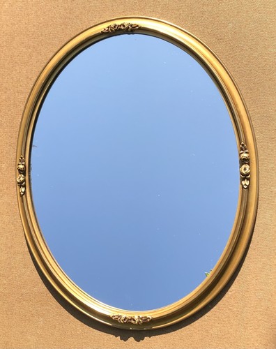élégant miroir ovale - miroir,